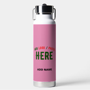 STYLISH MODERN CUSTOM CUTE HOT PINK VERIFIED BRAND WATER BOTTLE