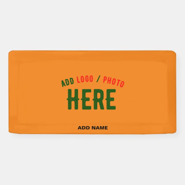 STYLISH MODERN CUSTOM DARK ORANGE VERIFIED BRANDED BANNER (Horizontal)