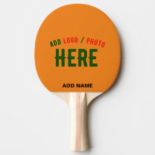 STYLISH MODERN CUSTOM DARK ORANGE VERIFIED BRANDED PING PONG PADDLE