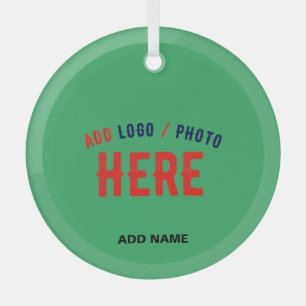 STYLISH MODERN CUSTOM EMERALD GREEN VERIFIED BRAND GLASS TREE DECORATION