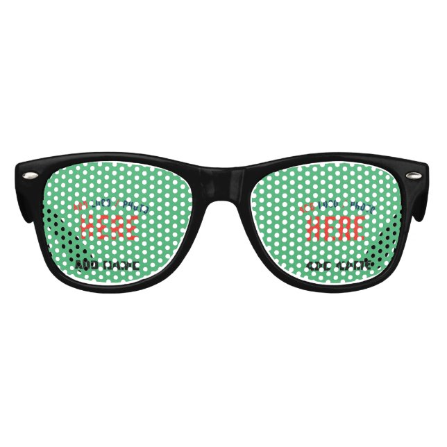 STYLISH MODERN CUSTOM EMERALD GREEN VERIFIED BRAND KIDS SUNGLASSES (Front)