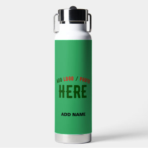 STYLISH MODERN CUSTOM EMERALD GREEN VERIFIED BRAND WATER BOTTLE