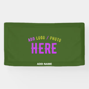 STYLISH MODERN CUSTOM FOREST GREEN VERIFIED BRAND BANNER