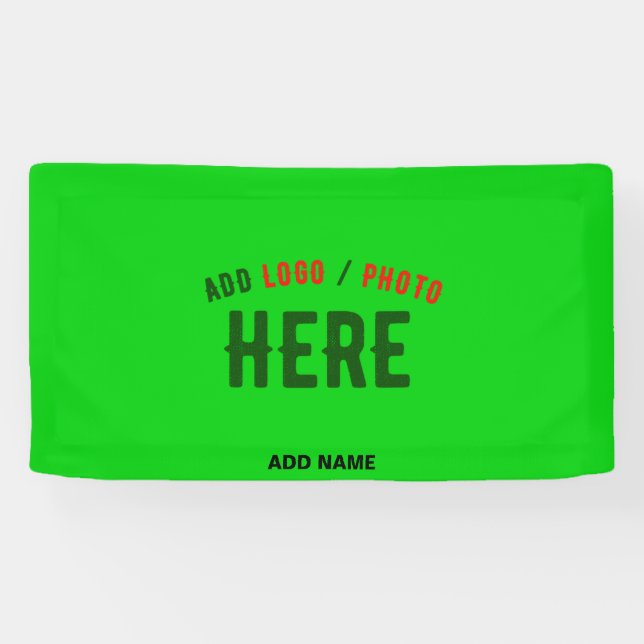 STYLISH MODERN CUSTOM LIME GREEN VERIFIED BRANDED BANNER (Horizontal)