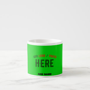 STYLISH MODERN CUSTOM LIME GREEN VERIFIED BRANDED ESPRESSO CUP