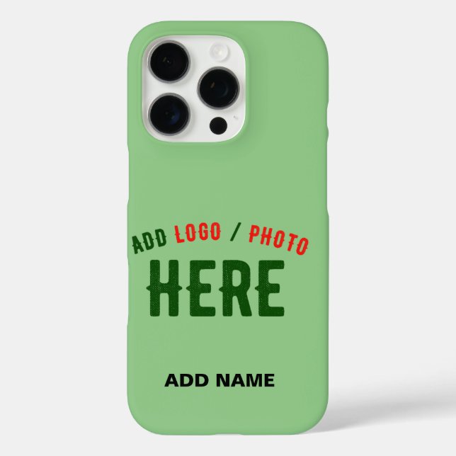 STYLISH MODERN CUSTOM MINT GREEN VERIFIED BRANDED Case-Mate iPhone CASE (Back)
