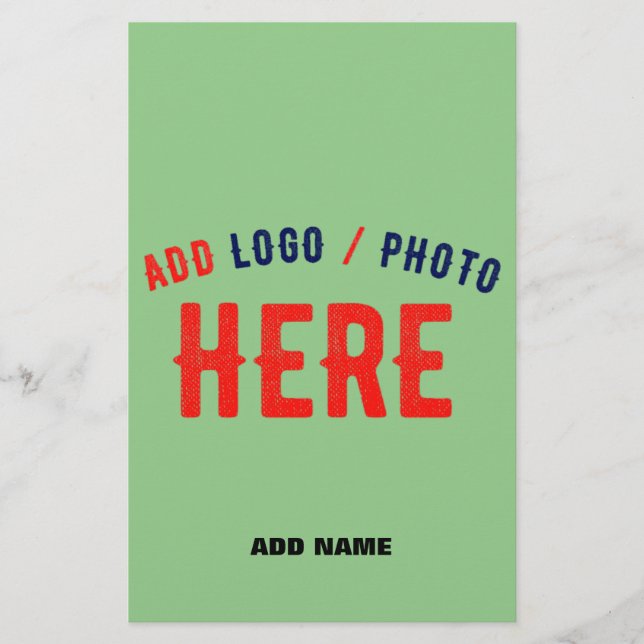 STYLISH MODERN CUSTOM MINT GREEN VERIFIED BRANDED FLYER (Front)