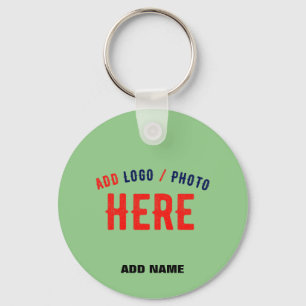 STYLISH MODERN CUSTOM MINT GREEN VERIFIED BRANDED KEY RING