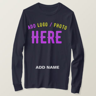 STYLISH MODERN CUSTOM NAVY BLUE VERIFIED BRANDED T-Shirt