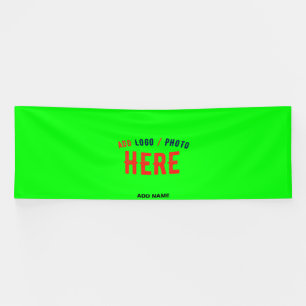 STYLISH MODERN CUSTOM NEON GREEN VERIFIED BRANDED BANNER