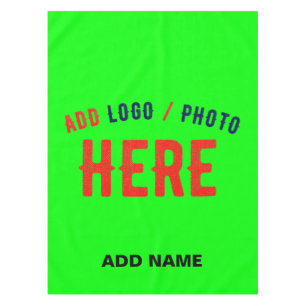 STYLISH MODERN CUSTOM NEON GREEN VERIFIED BRANDED TABLECLOTH