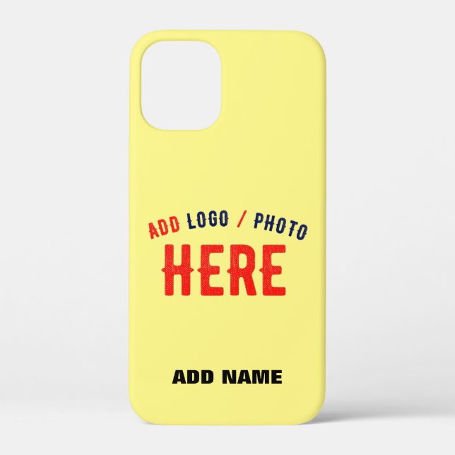 STYLISH MODERN CUSTOM PASTEL YELLOW VERIFIED BRAND Case-Mate iPhone CASE (Back)