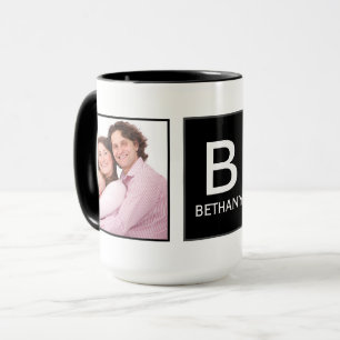 Stylish Modern Custom Photo Personalised Mug