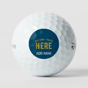 STYLISH MODERN CUSTOM PRUSSIAN BLUE VERIFIED BRAND GOLF BALLS