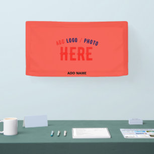 STYLISH MODERN CUSTOM RED ORANGE VERIFIED BRANDED BANNER