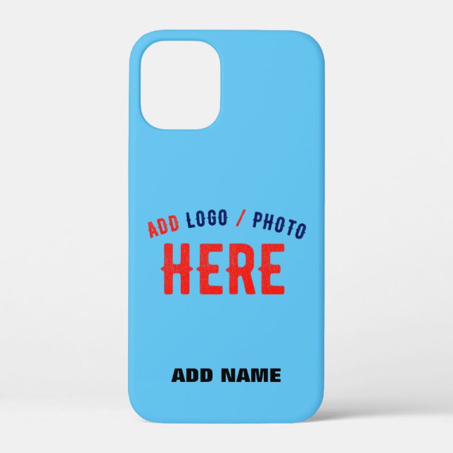 STYLISH MODERN CUSTOM SWAG SKY BLUE VERIFIED BRAND Case-Mate iPhone CASE (Back)