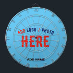 STYLISH MODERN CUSTOM SWAG SKY BLUE VERIFIED BRAND DARTBOARD<br><div class="desc">THIS IS A DESIGN FITTING FOR EVERYONE.YOU CAN CHANGE, RESIZE OR ADD LOGO, PHOTO, TEXT AND COLOURS THE WAY YOU LIKE.THANK YOU.</div>