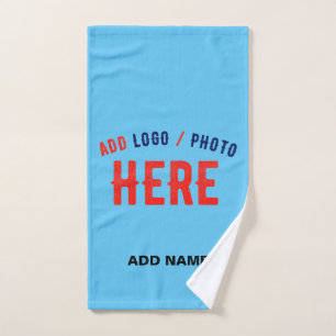 STYLISH MODERN CUSTOM SWAG SKY BLUE VERIFIED BRAND HAND TOWEL