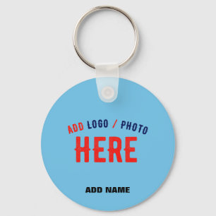 STYLISH MODERN CUSTOM SWAG SKY BLUE VERIFIED BRAND KEY RING