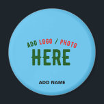 STYLISH MODERN CUSTOM SWAG SKY BLUE VERIFIED BRAND MAGNET<br><div class="desc">THIS IS A DESIGN FITTING FOR CUSTOMERS.YOU CAN CHANGE, RESIZE OR ADD LOGO, PHOTO, TEXT AND COLOURS THE WAY YOU LIKE.THANK YOU.</div>