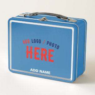 STYLISH MODERN CUSTOM SWAG SKY BLUE VERIFIED BRAND METAL LUNCH BOX