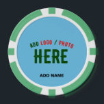 STYLISH MODERN CUSTOM SWAG SKY BLUE VERIFIED BRAND POKER CHIPS<br><div class="desc">THIS IS A DESIGN FITTING FOR EVERYONE.YOU CAN CHANGE, RESIZE OR ADD LOGO, PHOTO, TEXT AND COLOURS THE WAY YOU LIKE.THANK YOU.</div>