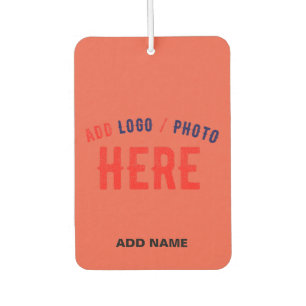 STYLISH MODERN CUSTOM TOMATO RED VERIFIED BRANDED CAR AIR FRESHENER