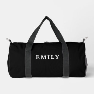 Stylish Modern Customised Name Travel Gym & Yoga Duffle Bag