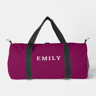 Stylish Modern Customised Name Travel Gym & Yoga Duffle Bag