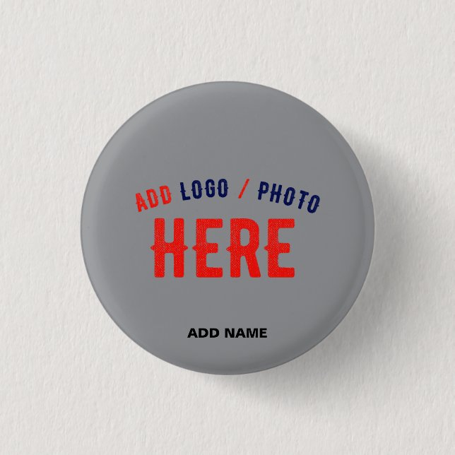 STYLISH MODERN CUSTOMIZABLE ASH VERIFIED BRANDED 3 CM ROUND BADGE (Front)