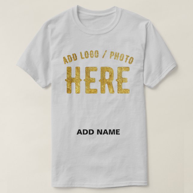 STYLISH MODERN CUSTOMIZABLE ASH VERIFIED BRANDED T-Shirt (Design Front)