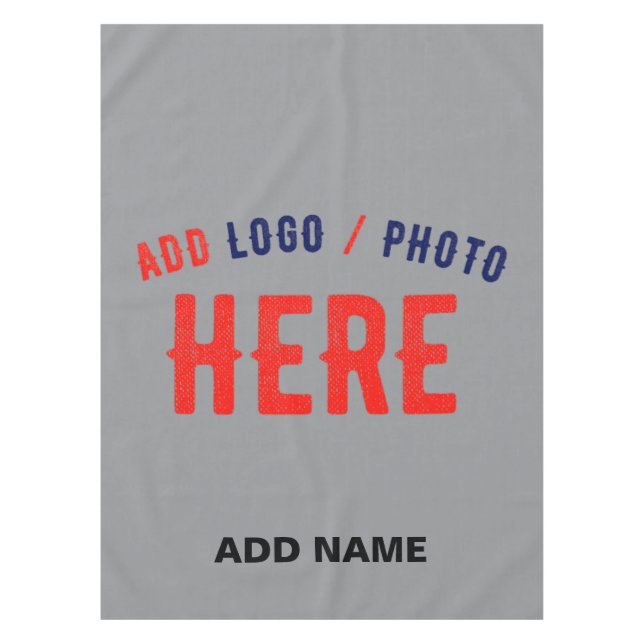 STYLISH MODERN CUSTOMIZABLE ASH VERIFIED BRANDED TABLECLOTH (Front)