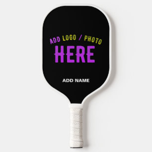 STYLISH MODERN CUSTOMIZABLE BLACK VERIFIED BRAND PICKLEBALL PADDLE