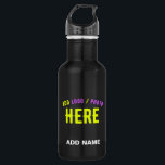 STYLISH MODERN CUSTOMIZABLE BLACK VERIFIED BRANDED 532 ML WATER BOTTLE<br><div class="desc">THIS IS A DESIGN FITTING FOR CUSTOMERS.YOU CAN CHANGE, RESIZE OR ADD LOGO, PHOTO, TEXT AND COLOURS THE WAY YOU LIKE.THANK YOU.</div>