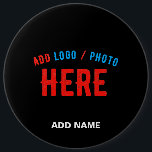 STYLISH MODERN CUSTOMIZABLE BLACK VERIFIED BRANDED 6 CM ROUND BADGE<br><div class="desc">THIS IS A DESIGN FITTING FOR EVERYONE.YOU CAN CHANGE, RESIZE OR ADD LOGO, PHOTO, TEXT AND COLOURS THE WAY YOU LIKE.THANK YOU.</div>