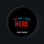 STYLISH MODERN CUSTOMIZABLE BLACK VERIFIED BRANDED 6 CM ROUND BADGE<br><div class="desc">THIS IS A DESIGN FITTING FOR EVERYONE.YOU CAN CHANGE, RESIZE OR ADD LOGO, PHOTO, TEXT AND COLOURS THE WAY YOU LIKE.THANK YOU.</div>