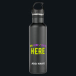STYLISH MODERN CUSTOMIZABLE BLACK VERIFIED BRANDED 710 ML WATER BOTTLE<br><div class="desc">THIS IS A DESIGN FITTING FOR CUSTOMERS.YOU CAN CHANGE, RESIZE OR ADD LOGO, PHOTO, TEXT AND COLOURS THE WAY YOU LIKE.THANK YOU.</div>