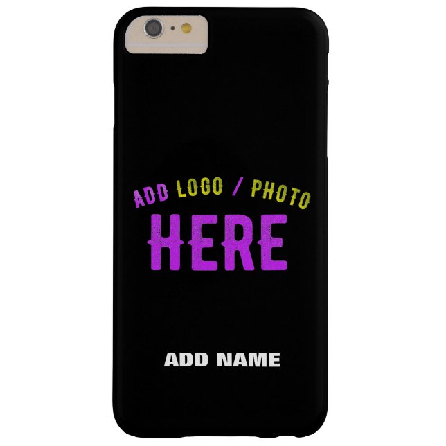 STYLISH MODERN CUSTOMIZABLE BLACK VERIFIED BRANDED Case-Mate iPhone CASE (Back)