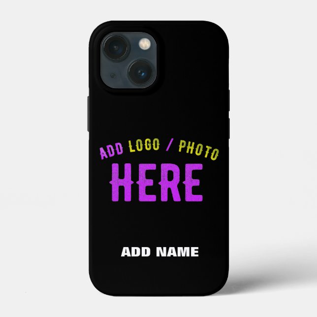 STYLISH MODERN CUSTOMIZABLE BLACK VERIFIED BRANDED Case-Mate iPhone CASE (Back)
