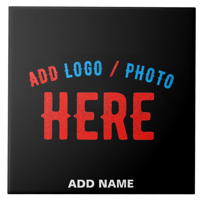 STYLISH MODERN CUSTOMIZABLE BLACK VERIFIED BRANDED CERAMIC TILE (Front)