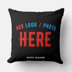 STYLISH MODERN CUSTOMIZABLE BLACK VERIFIED BRANDED CUSHION