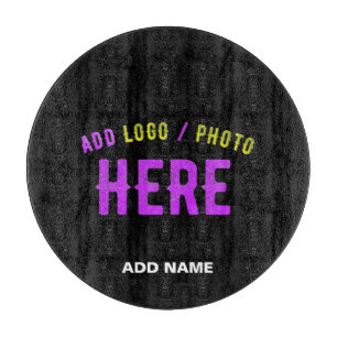 STYLISH MODERN CUSTOMIZABLE BLACK VERIFIED BRANDED CUTTING BOARD