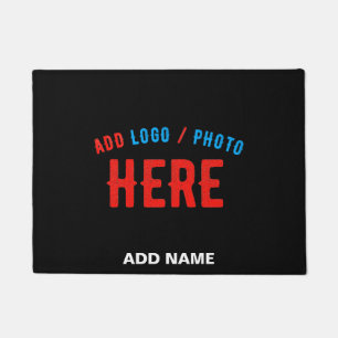 STYLISH MODERN CUSTOMIZABLE BLACK VERIFIED BRANDED DOORMAT
