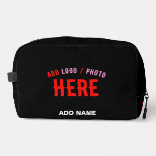 STYLISH MODERN CUSTOMIZABLE BLACK VERIFIED BRANDED DOPP KIT