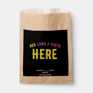 STYLISH MODERN CUSTOMIZABLE BLACK VERIFIED BRANDED FAVOUR BAG
