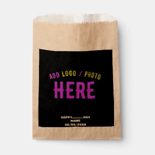 STYLISH MODERN CUSTOMIZABLE BLACK VERIFIED BRANDED FAVOUR BAG