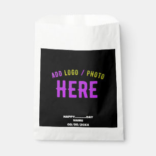 STYLISH MODERN CUSTOMIZABLE BLACK VERIFIED BRANDED FAVOUR BAG