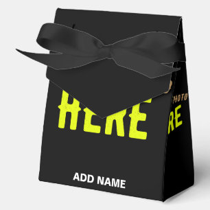 STYLISH MODERN CUSTOMIZABLE BLACK VERIFIED BRANDED FAVOUR BOX