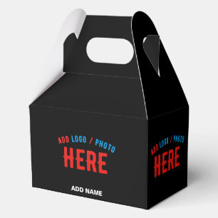 STYLISH MODERN CUSTOMIZABLE BLACK VERIFIED BRANDED FAVOUR BOX