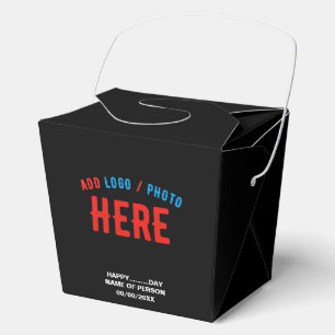 STYLISH MODERN CUSTOMIZABLE BLACK VERIFIED BRANDED FAVOUR BOX
